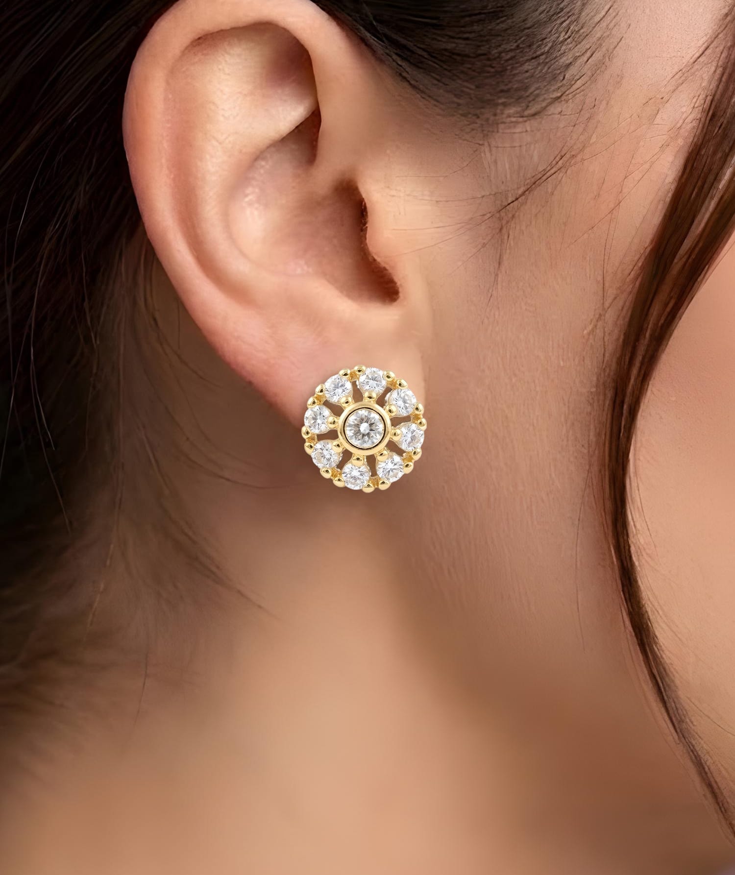 Daily Wear Crystal Tops | Ear Studs for Women