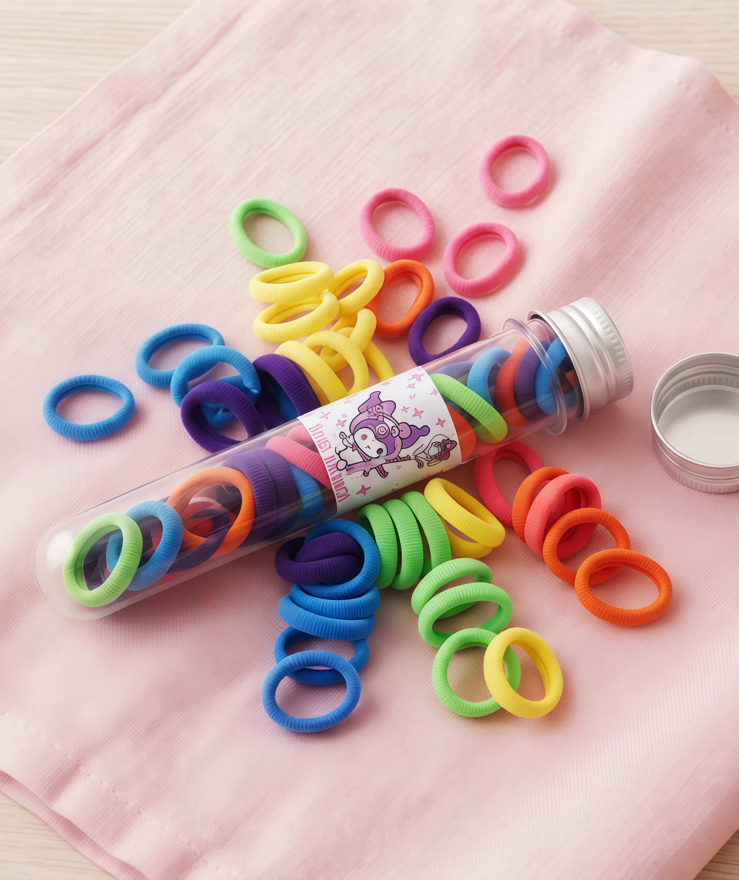 Seamless Elastic Hair Bands Pack | Colorful Hair Ties