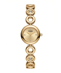Chic Gold Round Wristwatch | Bracelet Style Watch for Women