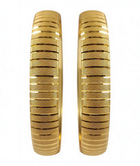 Traditional Gold-Plated Kara Set of 2 for Women